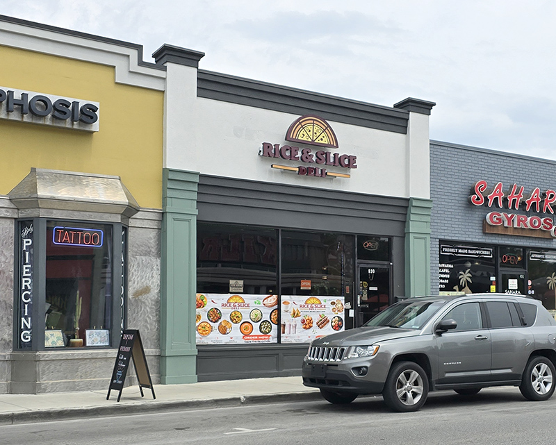 Random Rippling - India Hut became Rice and Slice Deli