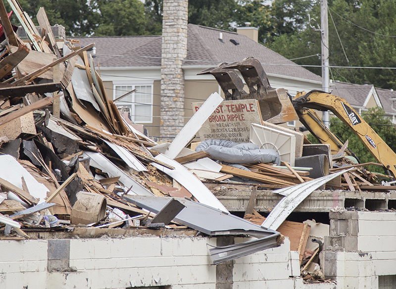 Random Rippling - 66th Baptist Church razed