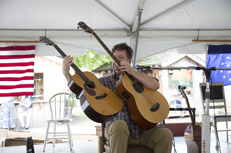 I was there for an impromptu double guitar neck playing by Jon.