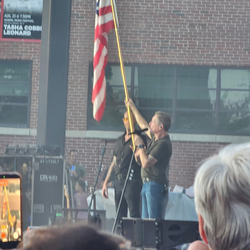 Craig Morgan on the Free Stage