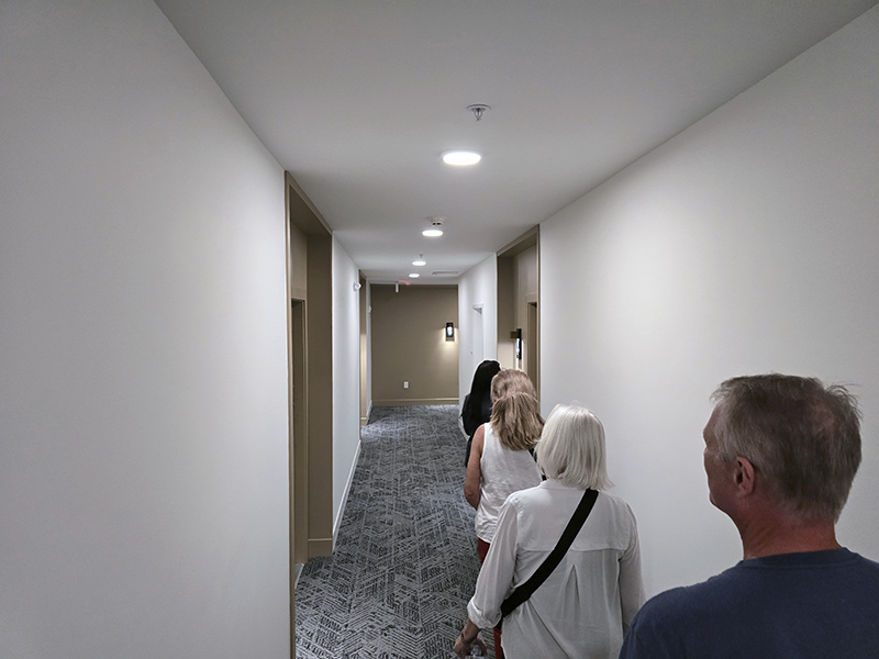 We toured the model apartment