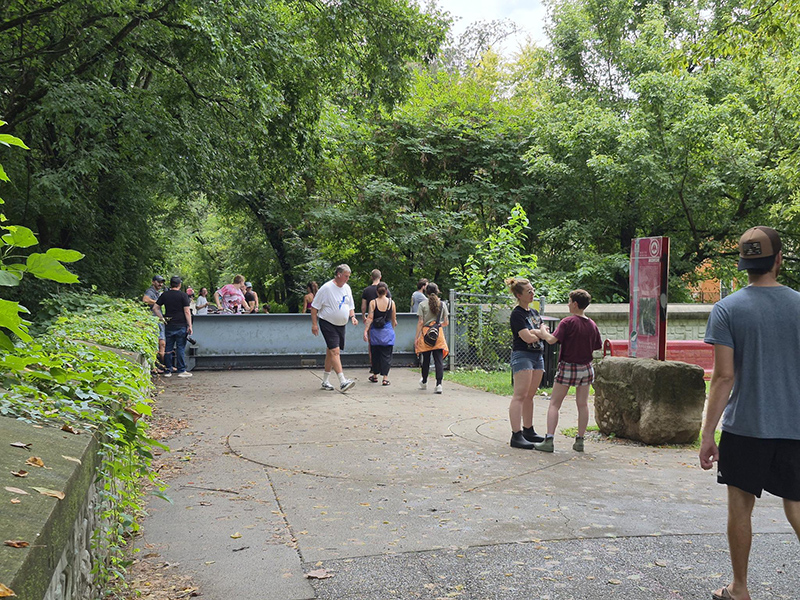 The recent flood wall levee system was engaged, but the levels did not reach there this time.