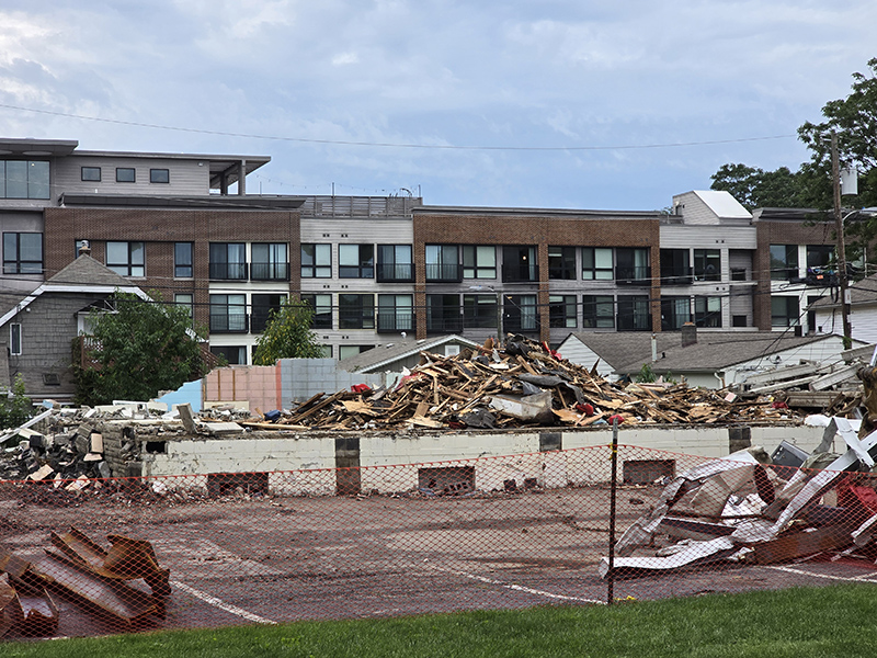 Random Rippling - 66th Baptist Church razed