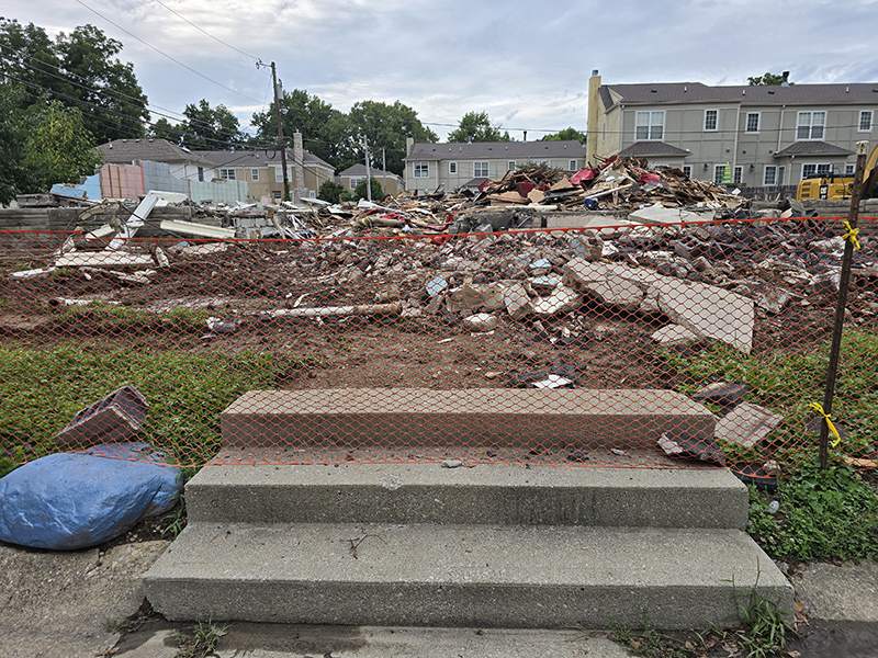 Random Rippling - 66th Baptist Church razed