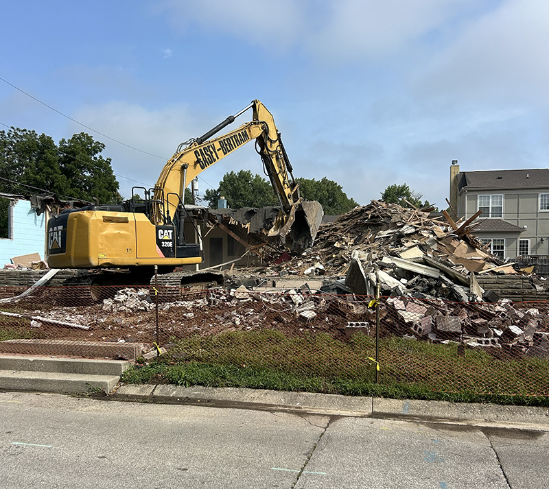 Random Rippling - 66th Baptist Church razed