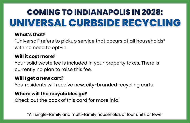 Random Rippling - New Indy Recycling Program coming